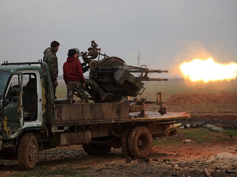  Quân đội Syria tấn công khủng bố IS ở phía nam thành phố al-Bab