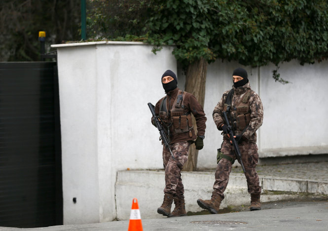  Tin tức khủng bố IS hôm nay đề cập đến lực lượng đặc nhiệm Thổ Nhĩ Kỳ tuần tra ở Istanbul - Ảnh: Reuters