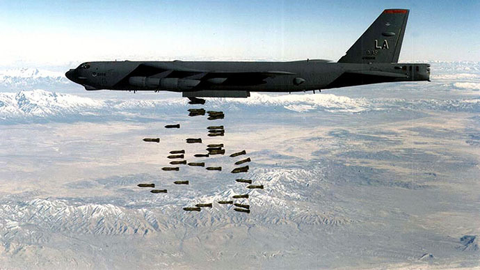  Chiến sự Syria: Máy bay B-52 của không quân Mỹ. Ảnh: AFP