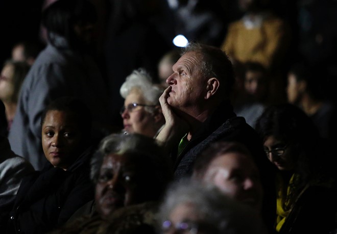  Quang cảnh buổi lễ chia tay Tổng thống Obama tại Chicago ngày 10/1. Ảnh: AFP, Reuters