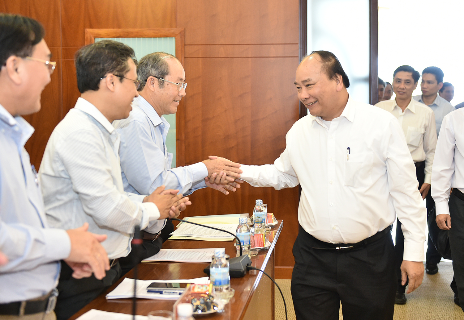  Thủ tướng mong muốn Kh&aacute;nh H&ograve;a l&agrave; h&igrave;nh mẫu của ch&iacute;nh quyền đối thoại. Ảnh: VGP