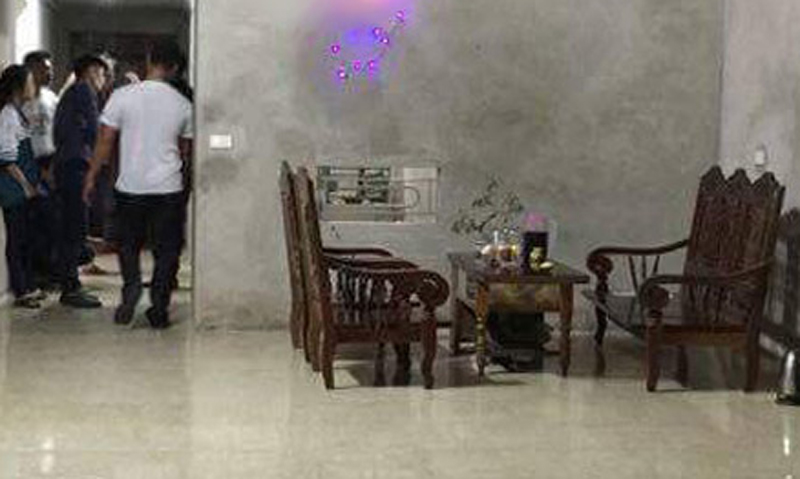  Ngôi nhà nơi xảy ra vụ nổ lớn ở Nam Định khiến 4 người thương vong. Ảnh: Infonet