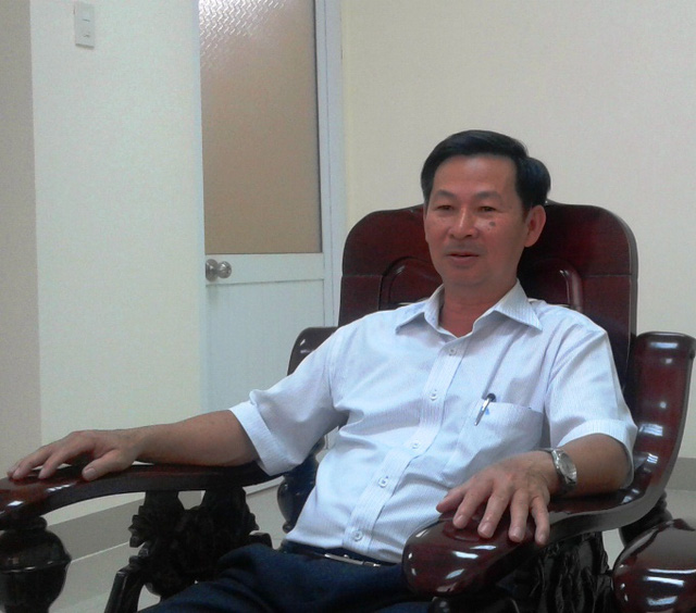  Ông Đặng Trung Thành - Giám đốc Sở Tài nguyên và Môi trường Bình Định. Ảnh: Vietnamnet