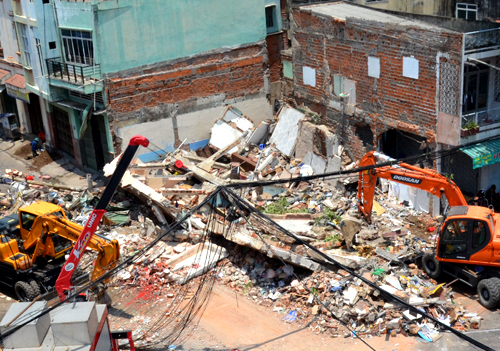  Vụ sập nhà ở Bình Định khiến cụ ông 84 tuổi tử vong. Ảnh: Vnexpress