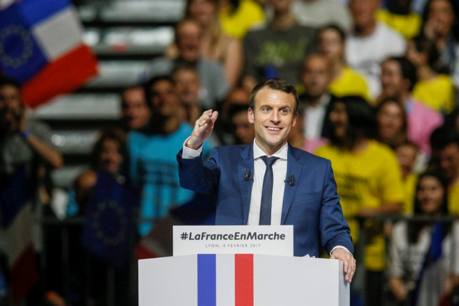  Ông Emmanuel Macron trở thành tổng thống trẻ nhất trong lịch ử nước Pháp. Ảnh: Reuters