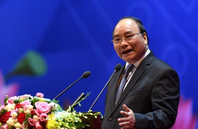  Thủ tướng Nguyễn Xuân Phúc phát biểu kết luận Hội nghị. Ảnh: Zing