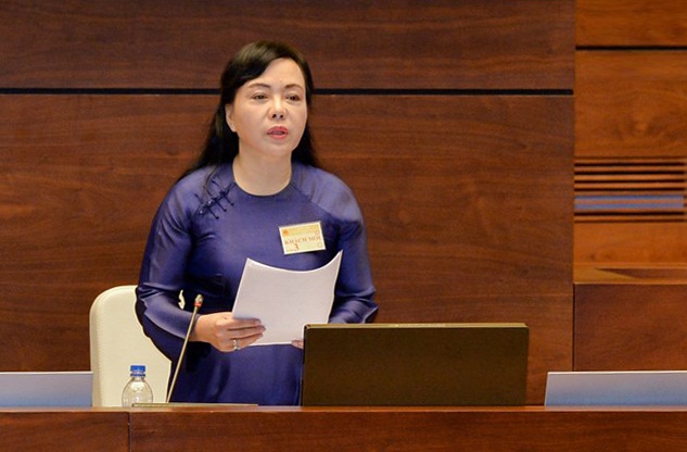  Bộ trưởng Nguyễn Thị Kim Tiến phát biểu tại phiên thảo luận. Ảnh: VGP