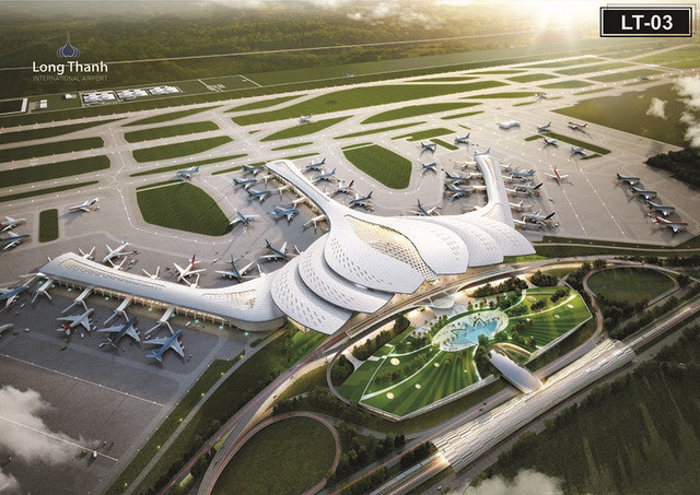 Phương án xây dựng sân bay Long Thành. Ảnh: Tiến Tuấn/Tri thức trực tuyến