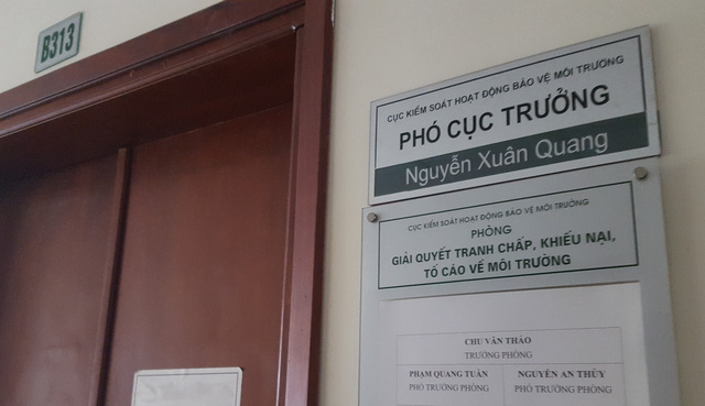  Phòng làm việc của Cục phó Nguyễn Xuân Quang. Ảnh: Dân trí