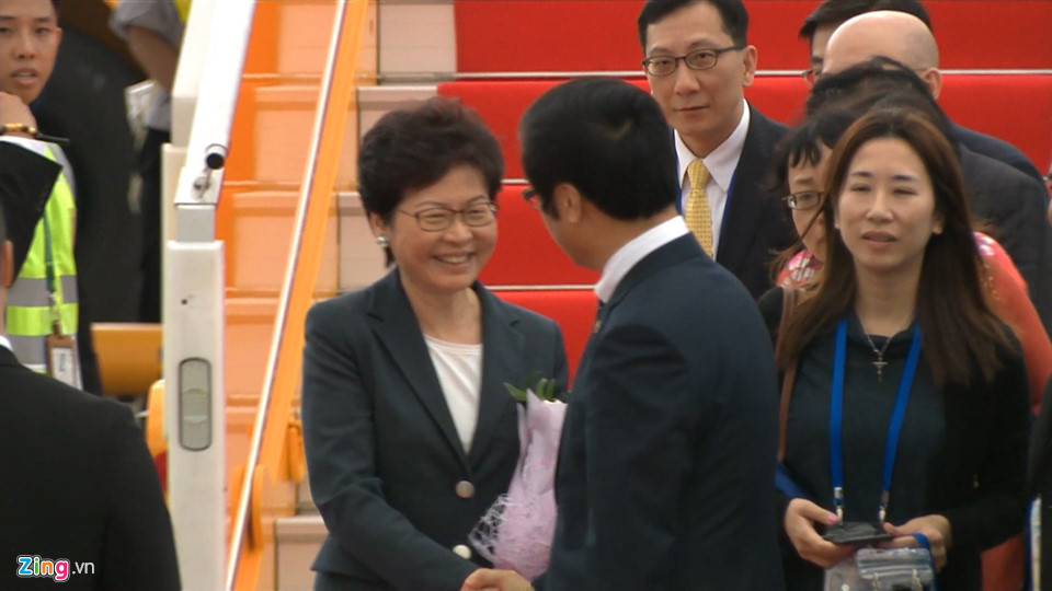 Trưởng đại diện đặc khu hành chính Hongkong (Trung Quốc) Lâm Trịnh Nguyệt Nga (Carrie Lam). Ảnh: Tri thức trực tuyến 