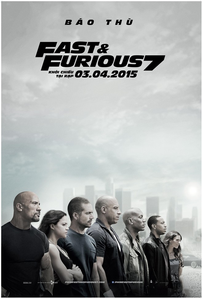 'Fast & Furious 7' là bộ phim ở màn cho đầu hè năm nay