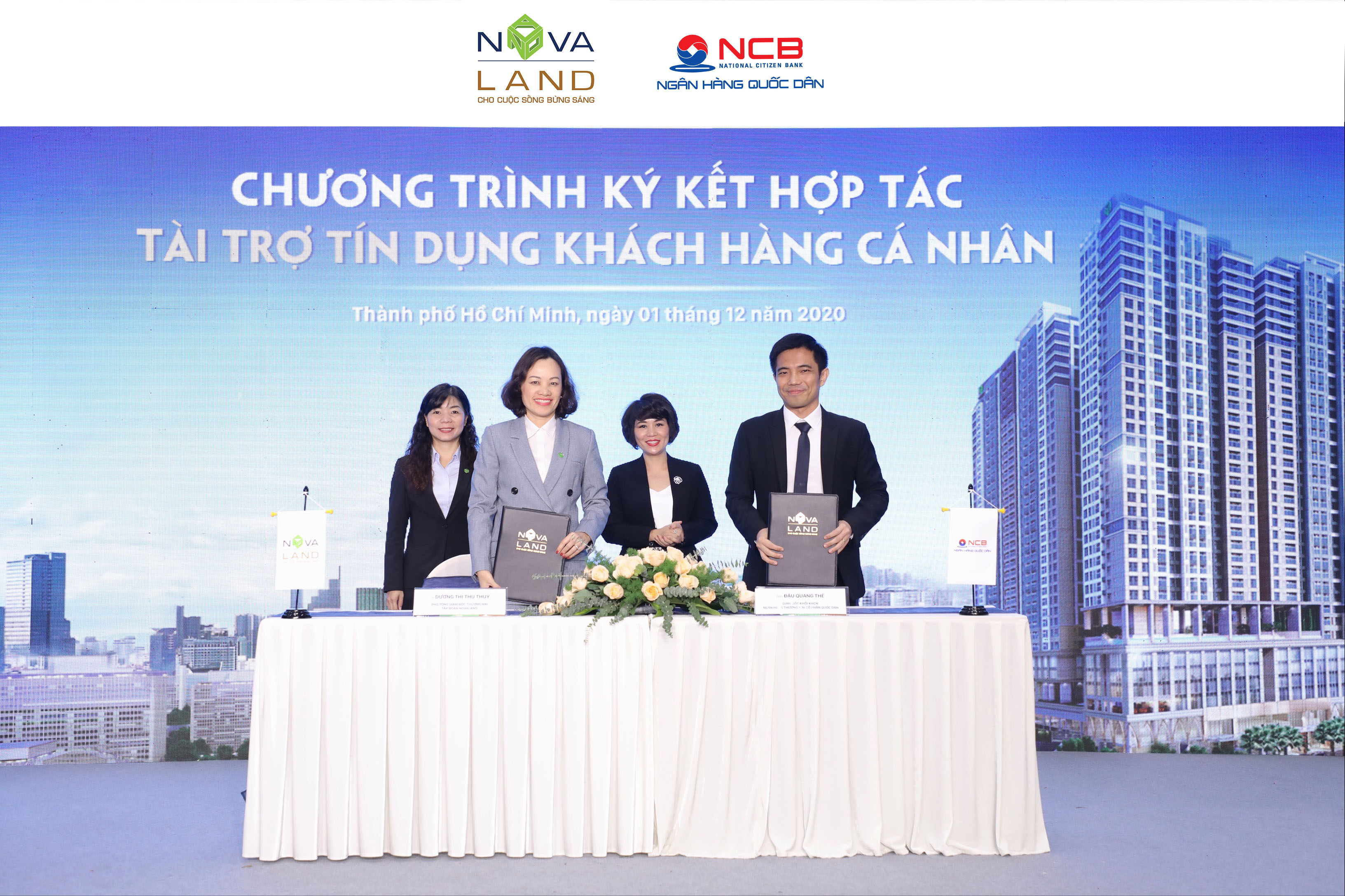 Novaland ký kết hợp tác với NH NCB tài trợ tín dụng khách hàng cá nhân