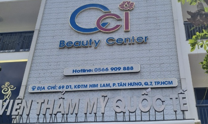 Viện thẩm mỹ quốc tế CCI Beauty Center biến địa chỉ các bệnh viện thành của mình để kéo khách