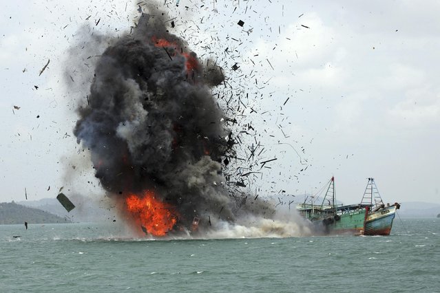 Indonesia bắt giữ 29 tàu cá nước ngoài trong tháng 7