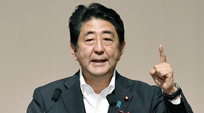 Thủ tướng Nhật bản Shinzo Abe bày tỏ quan ngại sâu sắc về việc Trung Quốc không chấp nhận phán quyết vụ kiện Biển Đông