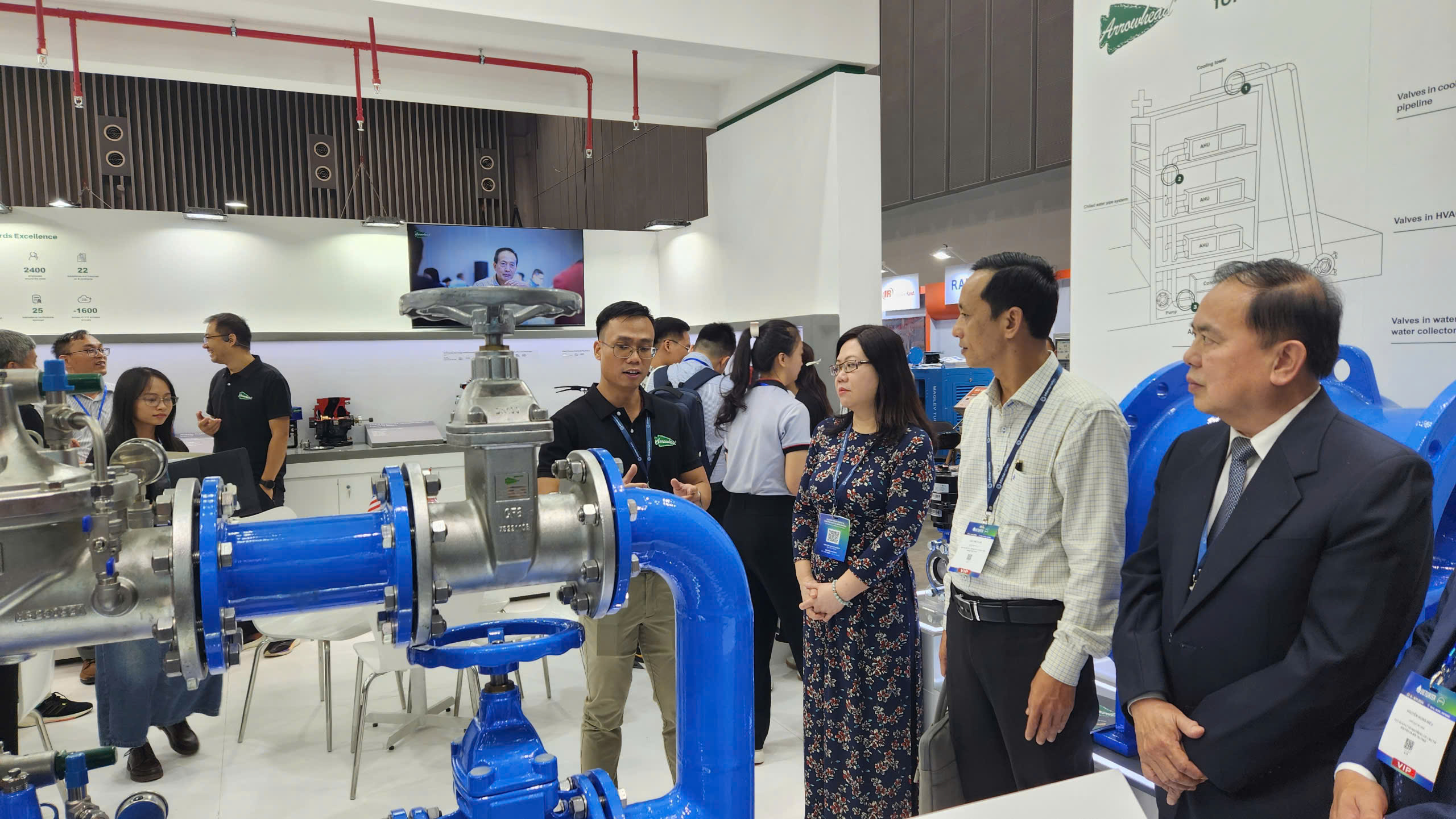 Hơn 450 doanh nghiệp quy tụ tại triển lãm Vietwater và WETV 2024