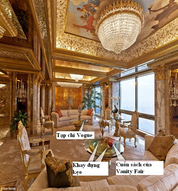 Bên trong biệt thự dát vàng xa xỉ của Tổng thống Mỹ Donald Trump