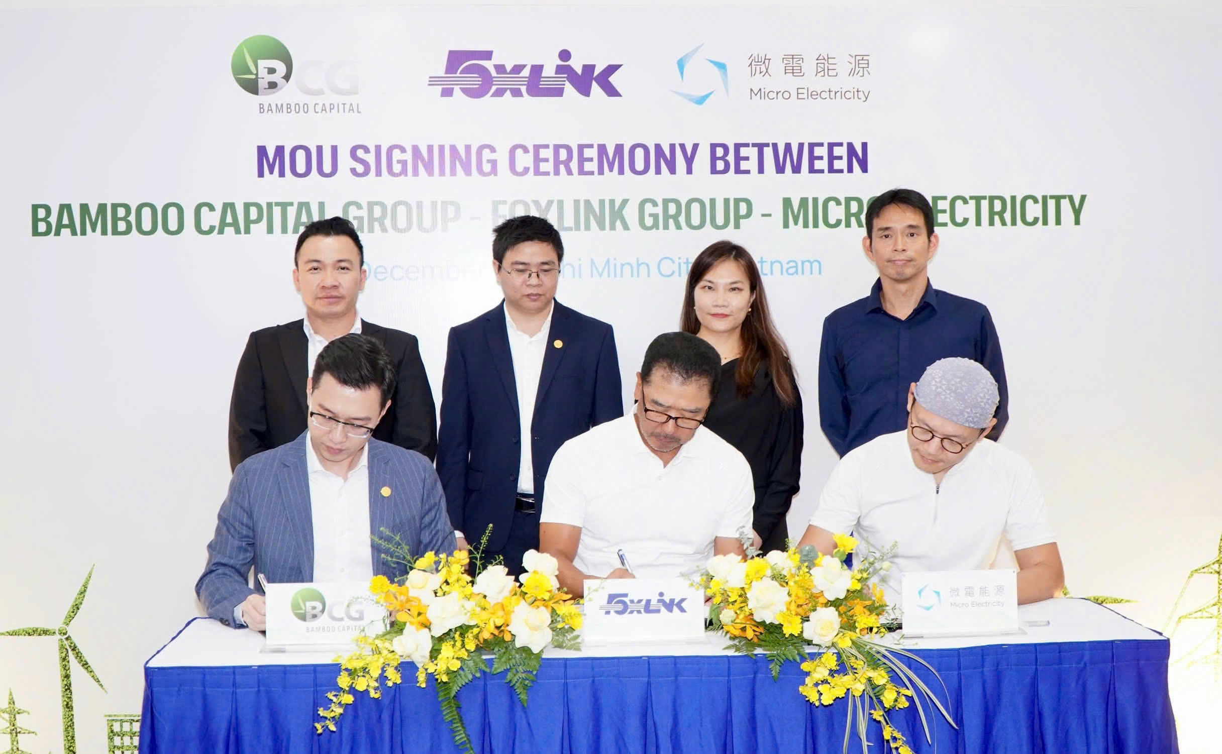 Tập đoàn Bamboo Capital bắt tay Foxlink vàMicro Electricity phát triển năng lượng tái tạo