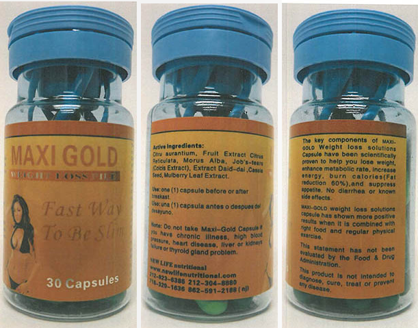 Thuốc giảm cân Maxi Gold Capsules 