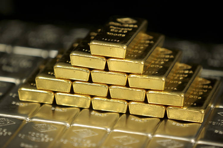 Giá vàng hôm nay trên thị trường thế giới cũng đang ở mức thấp nhất trong 3 tuần qua