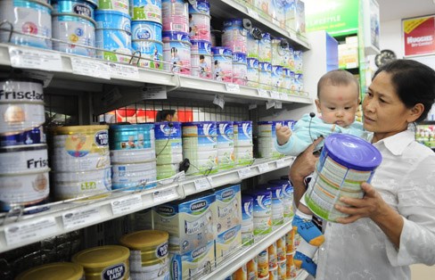 Giá sữa cho trẻ em dưới 6 tuổi