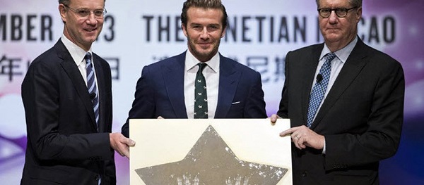 David Beckham, hợp đồng quảng bá, las vegas sands, sòng bạc Macau, kinh doanh sòng bạc