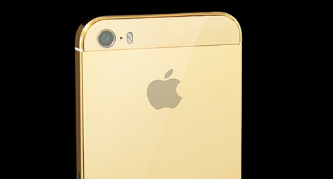iphone 5s, độ vàng, đẹp long lanh, apple
