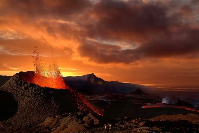 núi lửa, núi lửa phun trào, trái đất, nham thạch