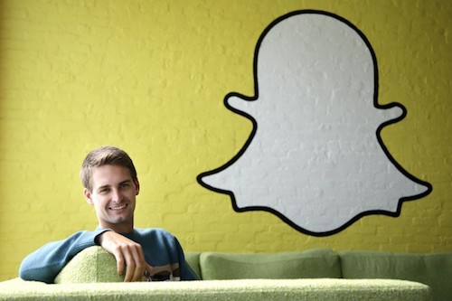 Snapchat, chia sẻ ảnh, Evan Spiegel