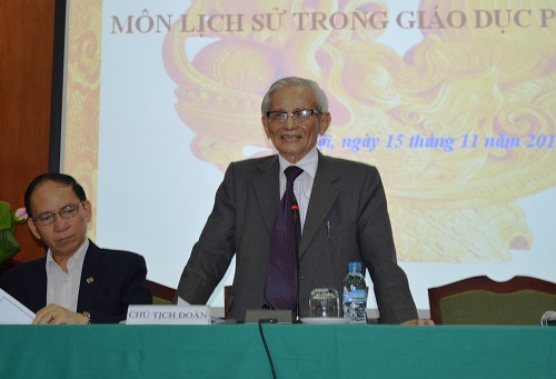 GS Phan Huy Lê - Chủ tịch Hội Khoa học lịch sử Việt Nam
