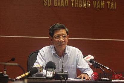 Phó Giám đốc Sở GTVT Hà Nội Nguyễn Xuân Tân trong cuộc trao đổi với báo chí ngày 29/1