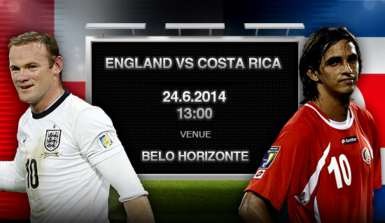 Dự đoán kết quả tỉ số trận Costa Rica - Anh