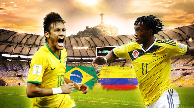 Dự đoán kết quả tỉ số trận tứ kết Brazil - Colombia