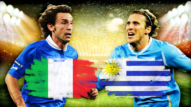 Dự đoán kết quả tỉ số trận Italia - Uruguay