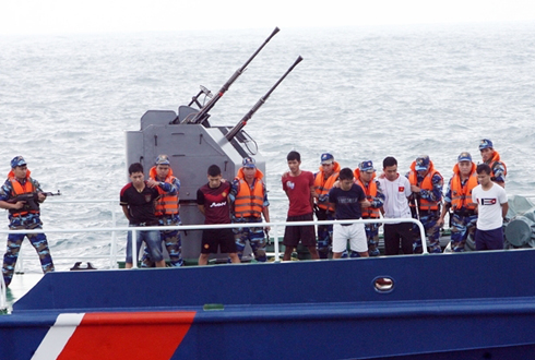 Diễn tập phòng chống hải tặc ở Biển Đông