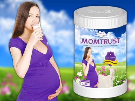Sữa dê Momtrust có chứa 2 dưỡng chất thiết yếu của sữa mẹ: Whey protein và Sodium Caseinate. 
