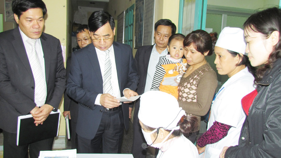 Sở Y tế Hà Nội kiểm tra công tác chuẩn bị tiêm vaccine phòng sởi 