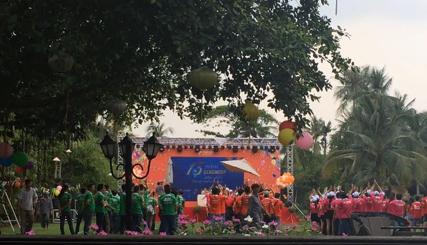 Nơi 500 nhân viên hát Quốc ca chế lời tại khu du lịch Bình Quới 1, TP.HCM.
