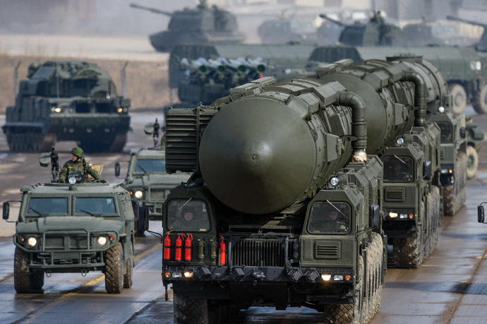 Tổ hợp tên lửa đạn đạo Topol-M là một trong những vũ khí tối tân nhất của quân đội Nga