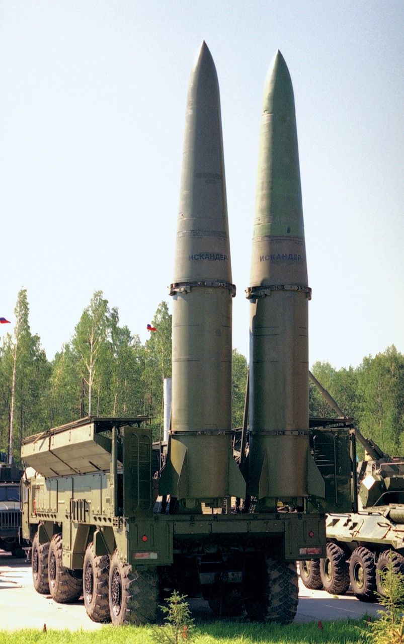 Tên lửa của hệ thống tên lửa Iskander có tầm bắn 450-500 km