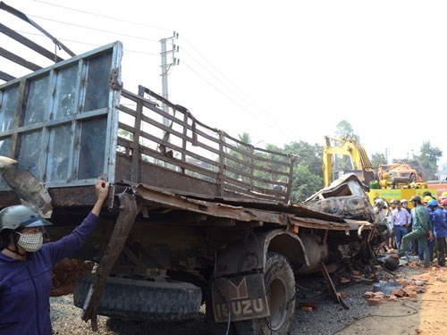 Hiện trường tai nạn giao thông khiến 6 người chết thảm ở Đắk Lắk