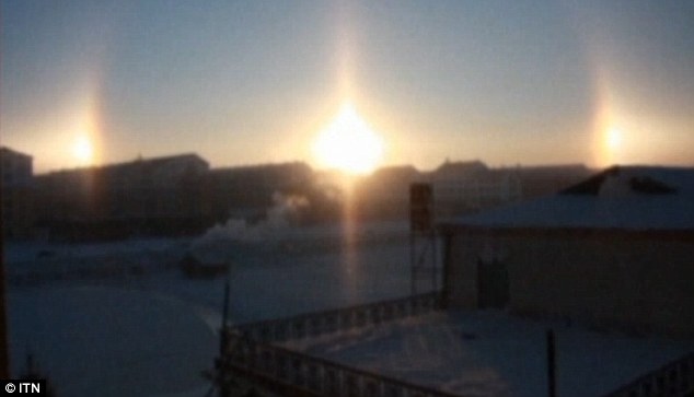 Hiện tượng lạ 'Mặt Trời giả' xuất hiện ở Mông Cổ