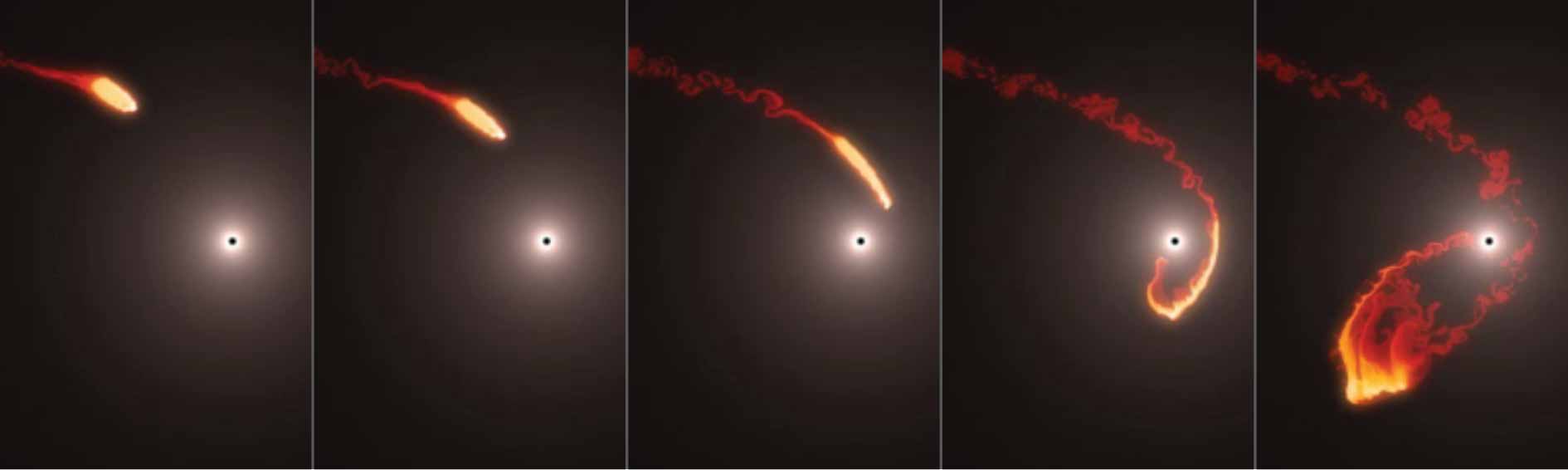 Các nhà khoa học tin rằng trong quá trình rơi vào hố đen lớn nhất vũ trụ của G2, ngôi sao này đã bị đánh cắp một phần năng lượng