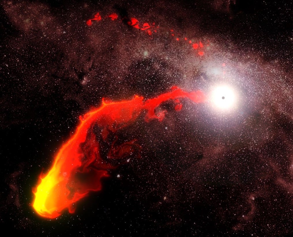 Hình ảnh G2 thoát khỏi sức hút của hố đen lớn nhất vũ trụ
