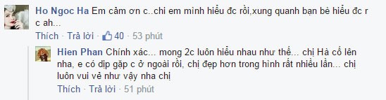 Hồ Ngọc Hà viết bình luận cảm ơn đàn chị đã giúp giải thích tin đồn Phương Thanh đánh ghen dùm Thu Phương năm xưa