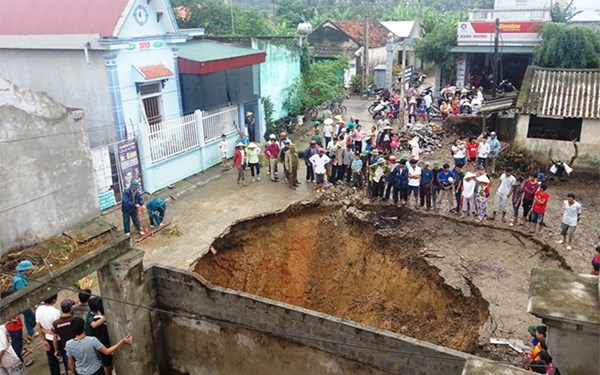 Hồi năm 2014, một ‘hố tử thần khổng lồ’ cũng từng xuất hiện ở Thanh Hóa