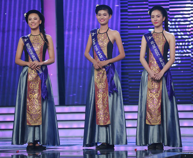 Ba thí sinh Hoa khôi áo dài Việt Nam có điểm số thấp nhất tuần qua