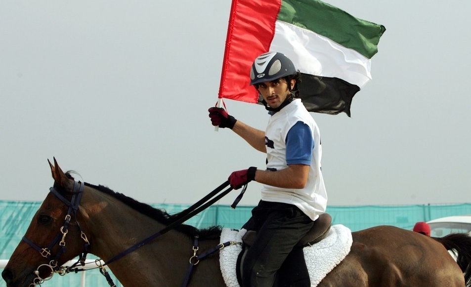 Sheikh Rashid là một người cưỡi ngựa giỏi