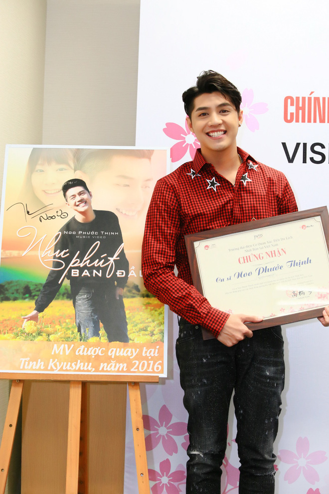 Loạt ảnh 'đốn tim' fans của Noo Phước Thịnh khi trở thành 'Đại sứ thiện chí du lịch Nhật Bản'
