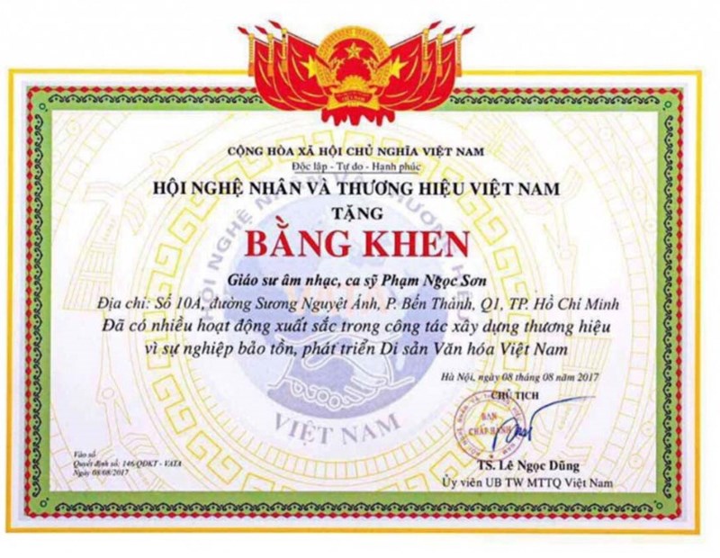 Đơn vị trao bằng khẳng định không phong tặng 'giáo sư âm nhạc' cho Phạm Ngọc Sơn